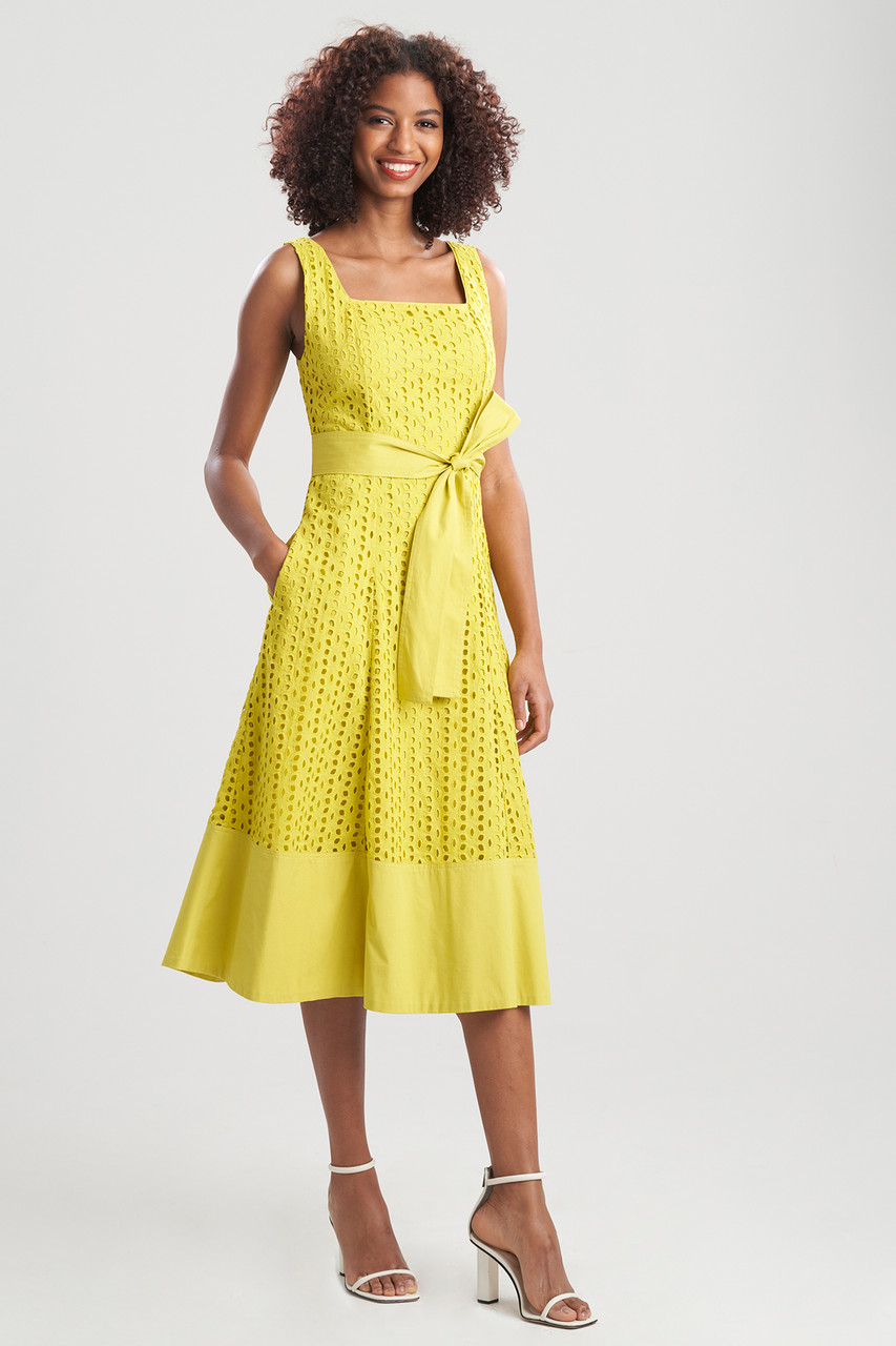 cotton eyelet dress